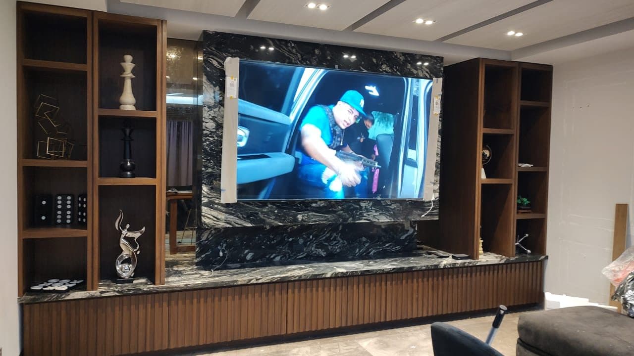 Mueble de TV 25 a medida por Molbani